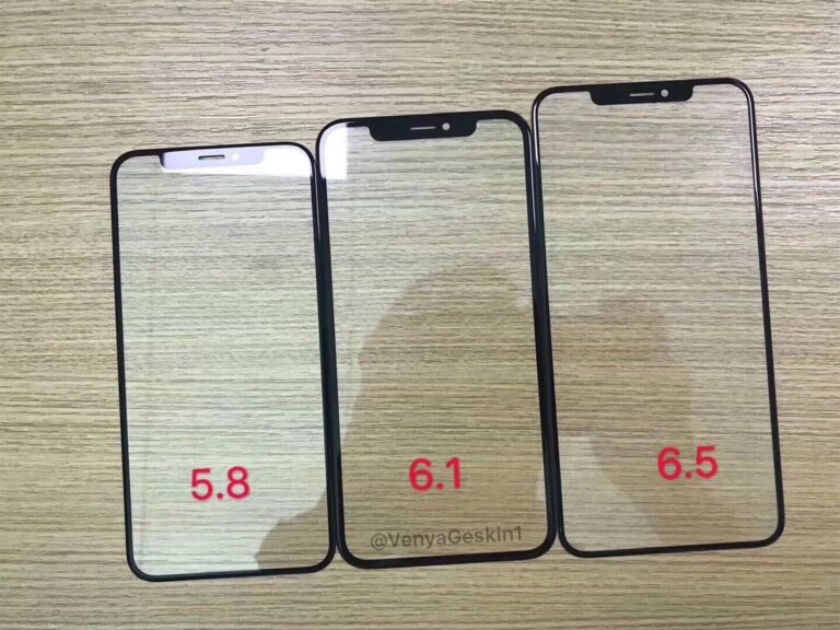 Image Of 2018 iPhones Front Screen Panel Leaked On The Web