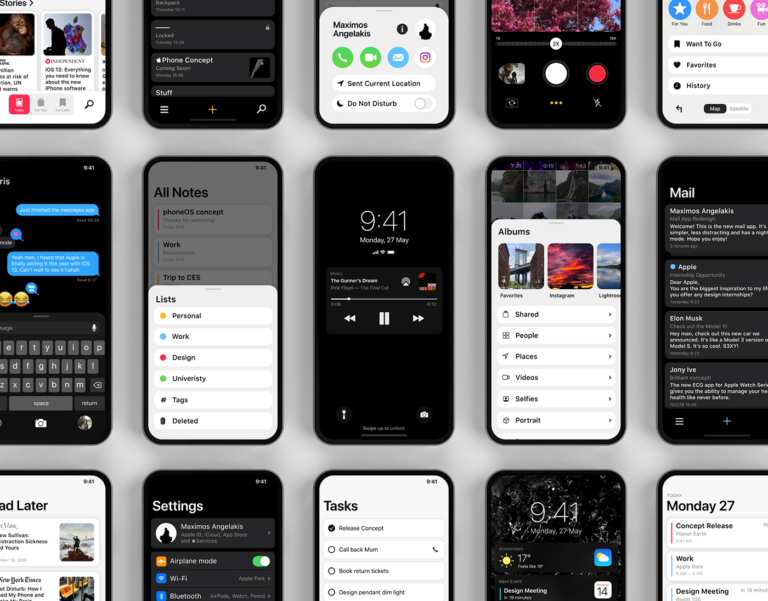 New iOS 13 concept shows new design and focuses on user experience