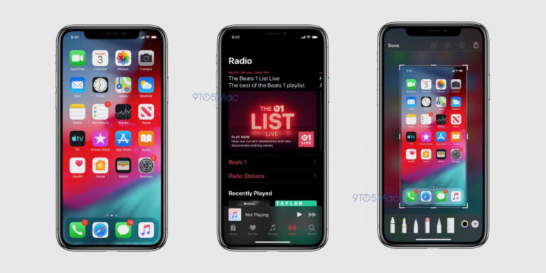 More new images reveal iOS 13 Dark Mode and more