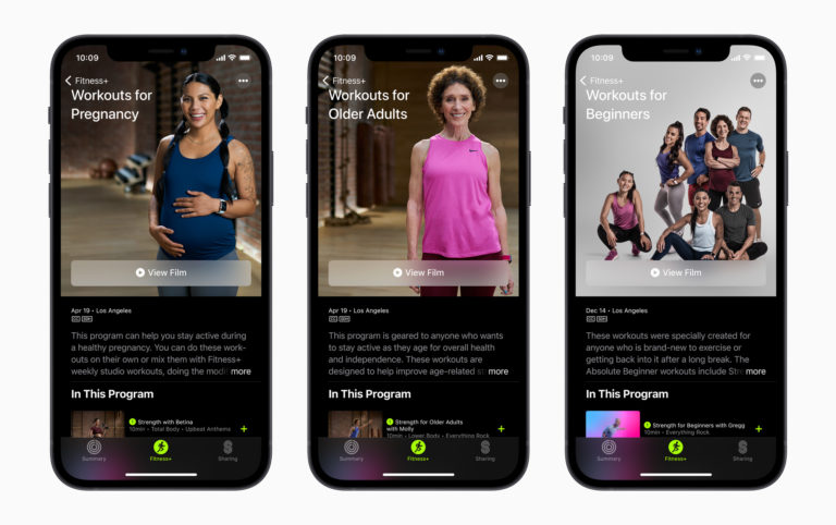 Fitness+ Gets More Inclusive for More Demographics