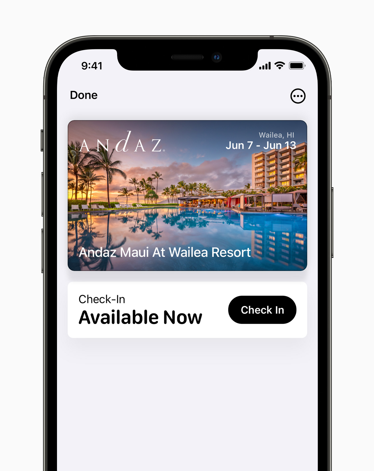 Hotel Room Key on iOS 15