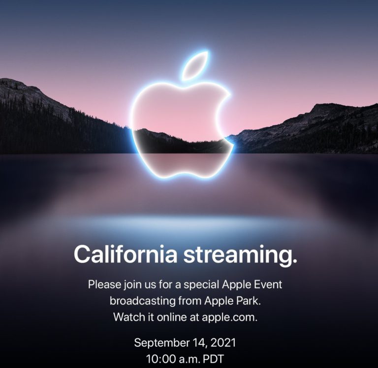 BREAKING: Apple Is Holding ‘California Streaming’ Event on September 14