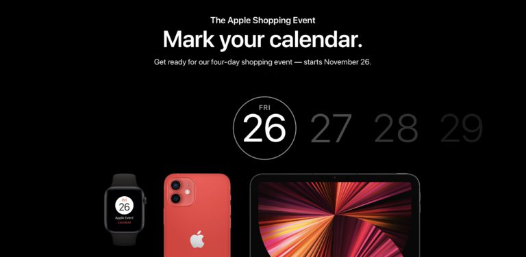 Apple announces its 4-day Black Friday-Cyber Monday Shopping Event