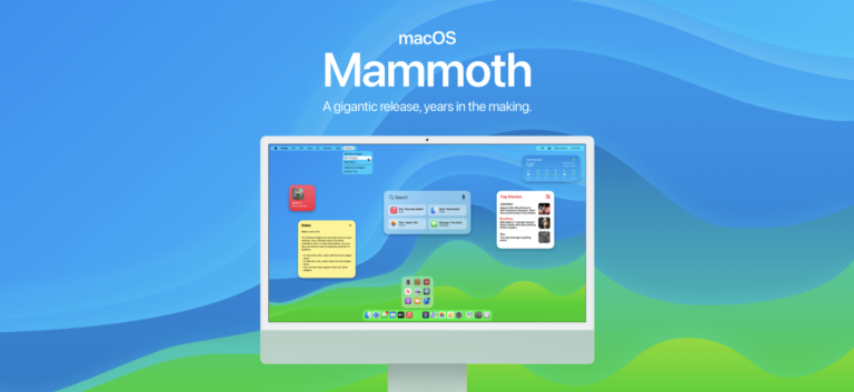Apple Renews “Mammoth” Trademark as Candidate Name for macOS 13