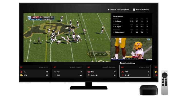 fuboTV updates Apple TV app with new Multiview interface