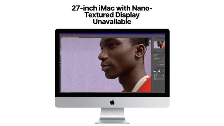 27-inch iMac with Nano-Textured Display Unavailable Until Late March