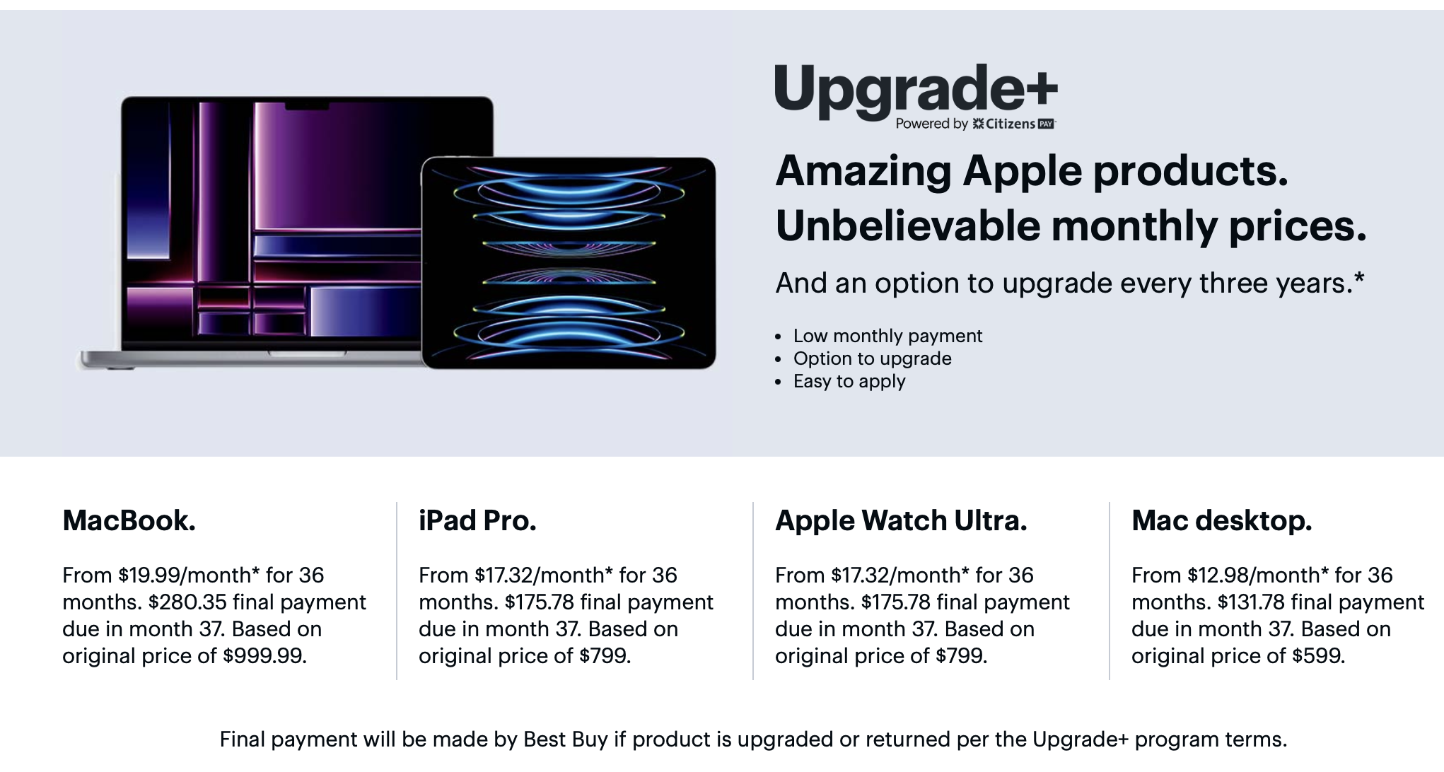 Best Buy Expands Upgrade+ To Include IPad Pro And Apple Watch Ultra