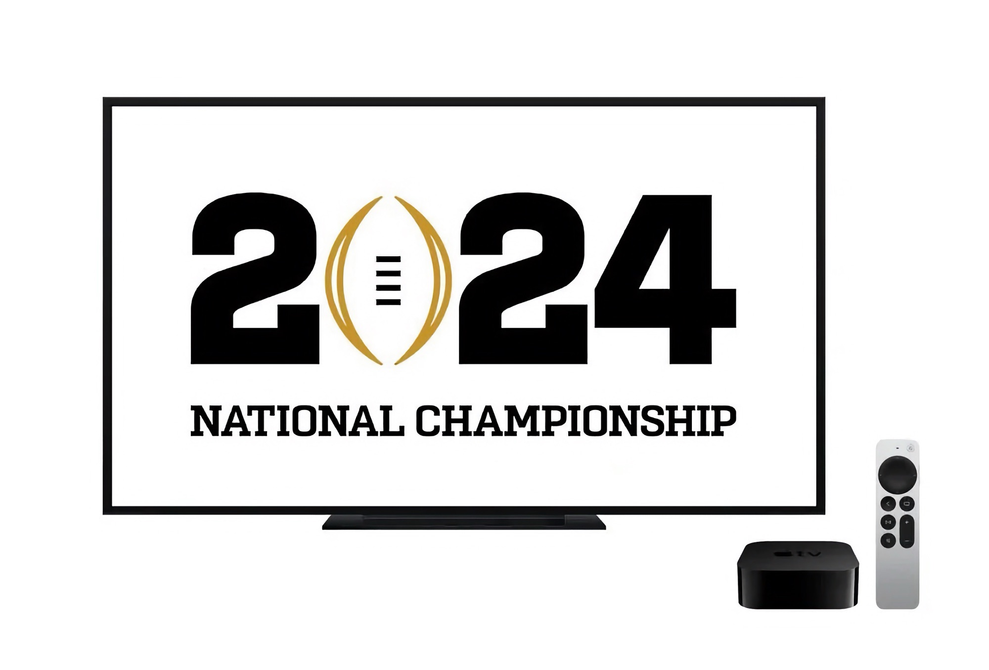 Apple TV 4K users can stream the 2024 College Football National