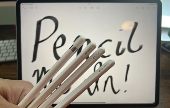 All four Apple Pencils that Apple sells